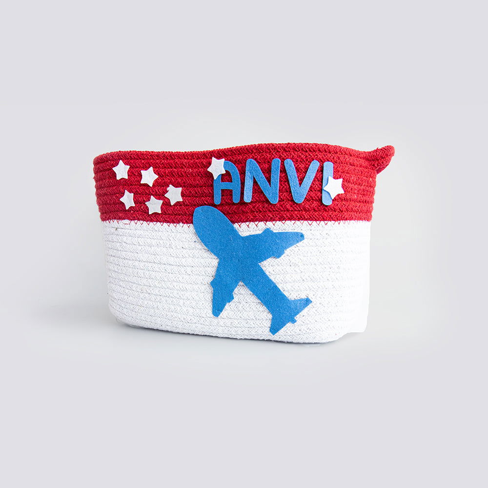 Lil Travellers- Cotton Rope Baskets (Set Of 2) - Tinycubs - 