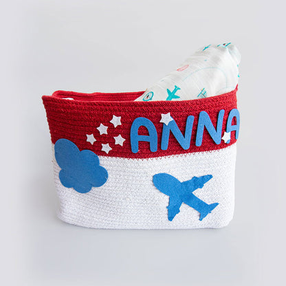 Lil Travellers- Cotton Rope Baskets (Set Of 2) - Tinycubs - 