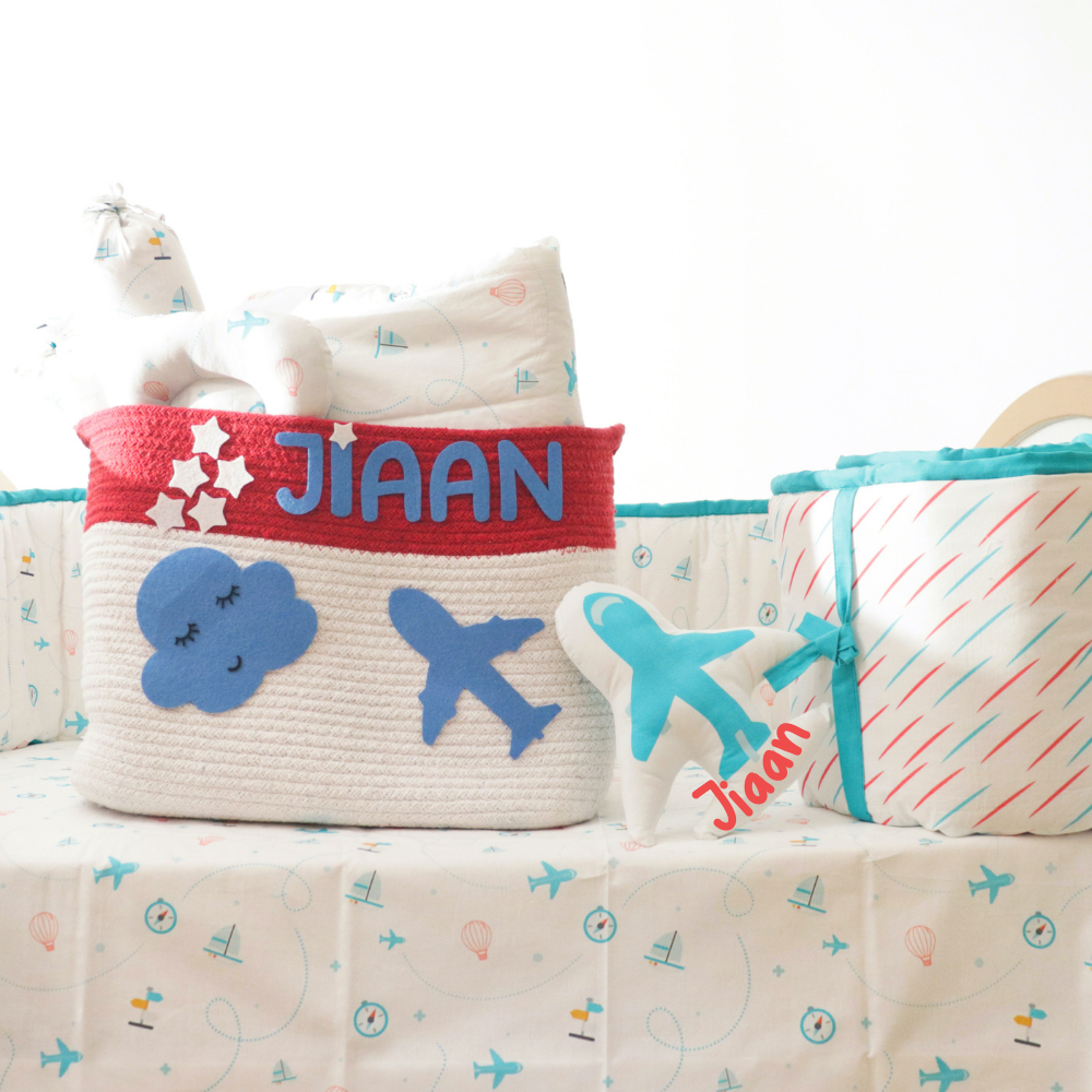 Lil Travellers- Organic Cot Bedding Gift Set - Tinycubs - 