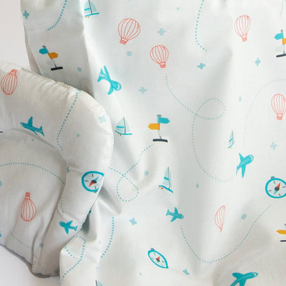 Lil Travellers - Cot Bedsheet Set (Fitted) - Tinycubs - 