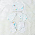 Lil Travellers - Cotton Cap, Mittens & Booties Set - Tinycubs - 