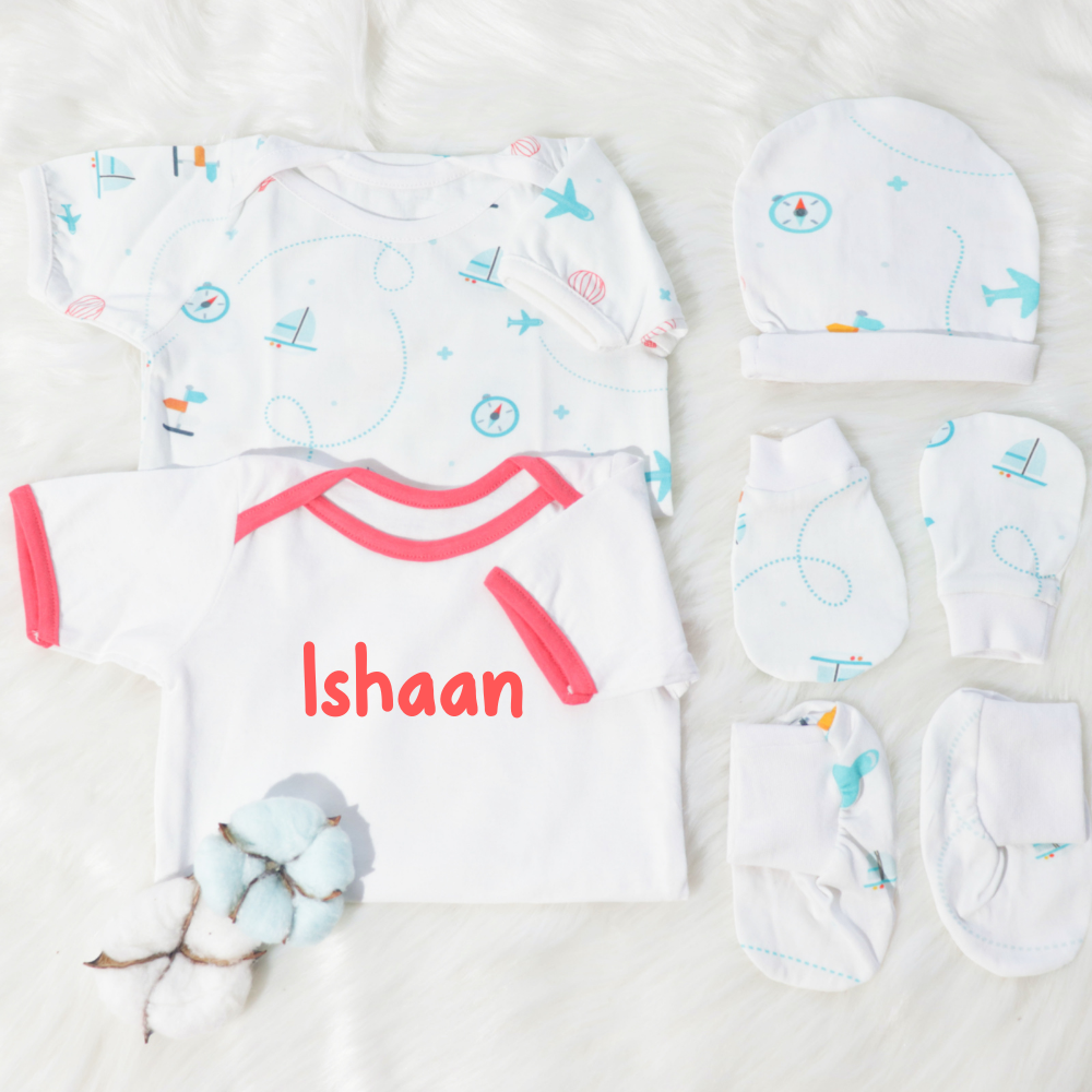 Lil Travellers - Newborn Bodysuits Bundle - Tinycubs - 