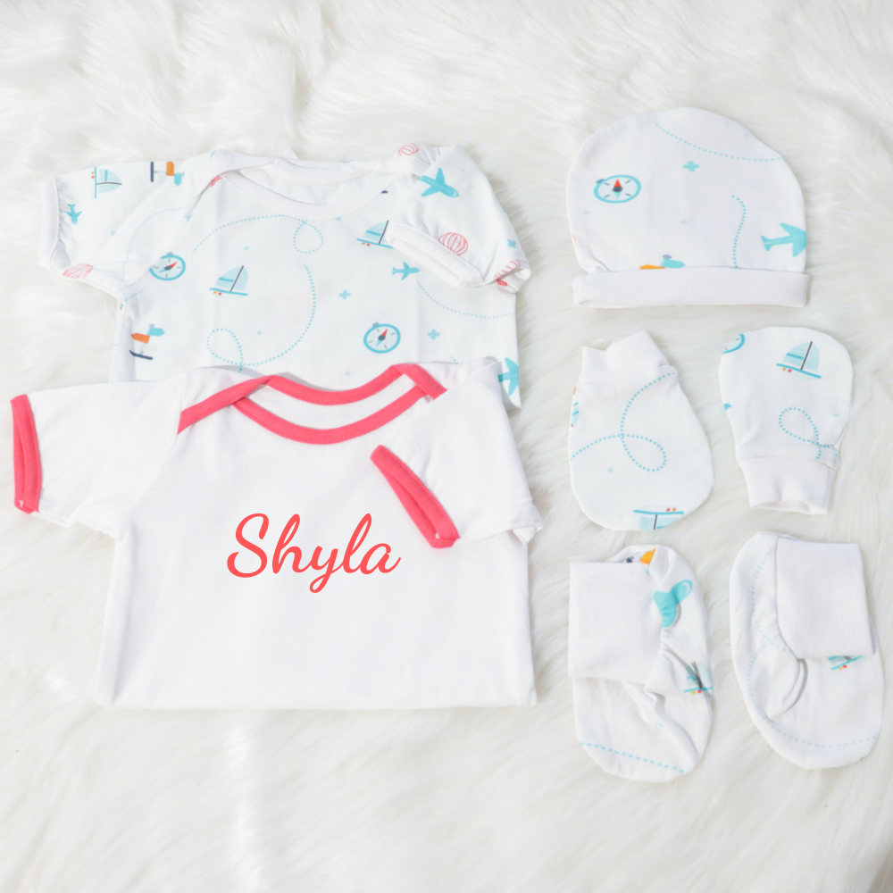 Lil Travellers - Newborn Bodysuits Bundle - Tinycubs - 