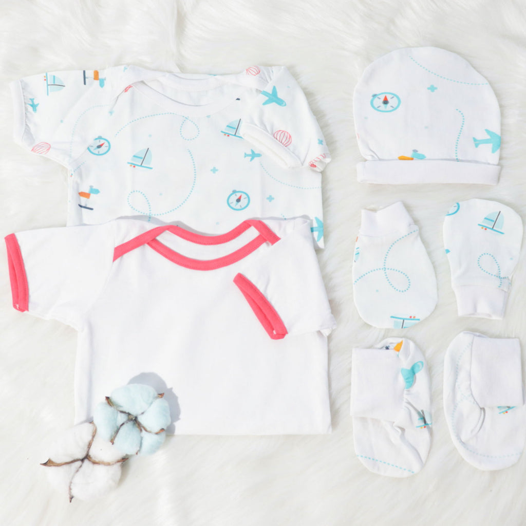 Lil Travellers - Newborn Bodysuits Bundle - Tinycubs - 