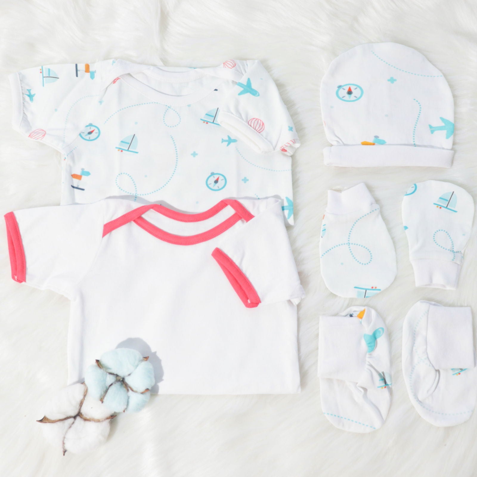 Lil Travellers - Newborn Bodysuits Bundle - Tinycubs - 
