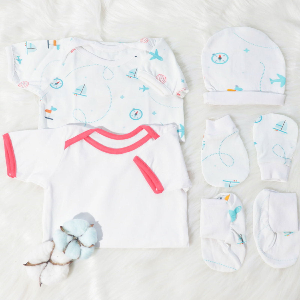 Lil Travellers - Newborn Bodysuits Bundle - Tinycubs - 