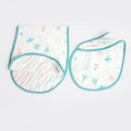 Lil Travellers - Reversible Bib & Burpy Cloth Set - Tinycubs - 