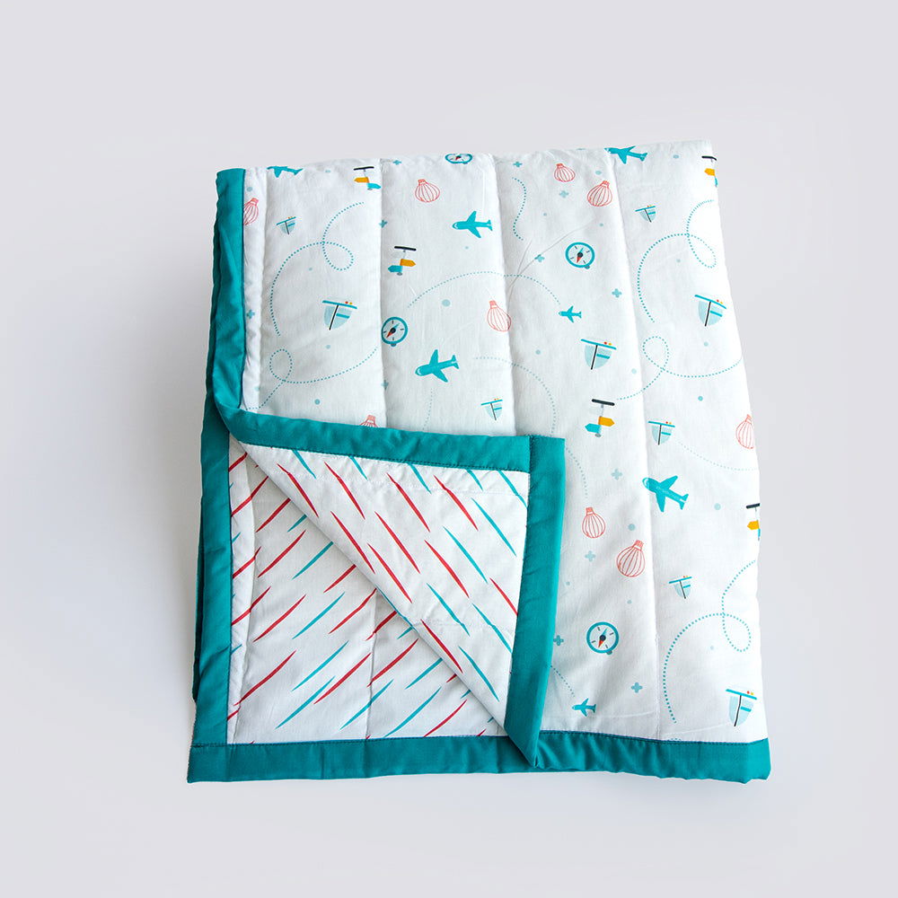 Lil Travellers - Reversible Comfort Quilt - Tinycubs - 