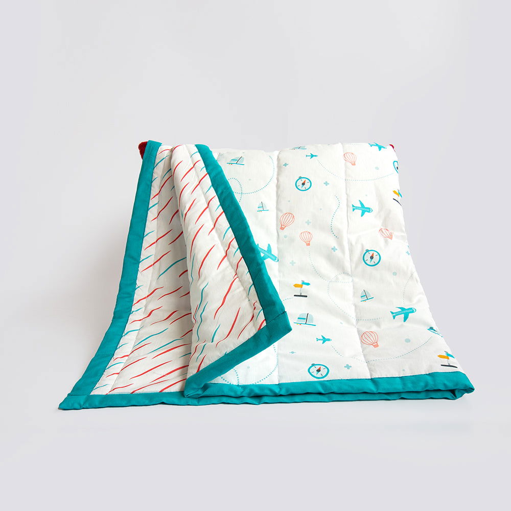 Lil Travellers - Reversible Comfort Quilt - Tinycubs - 