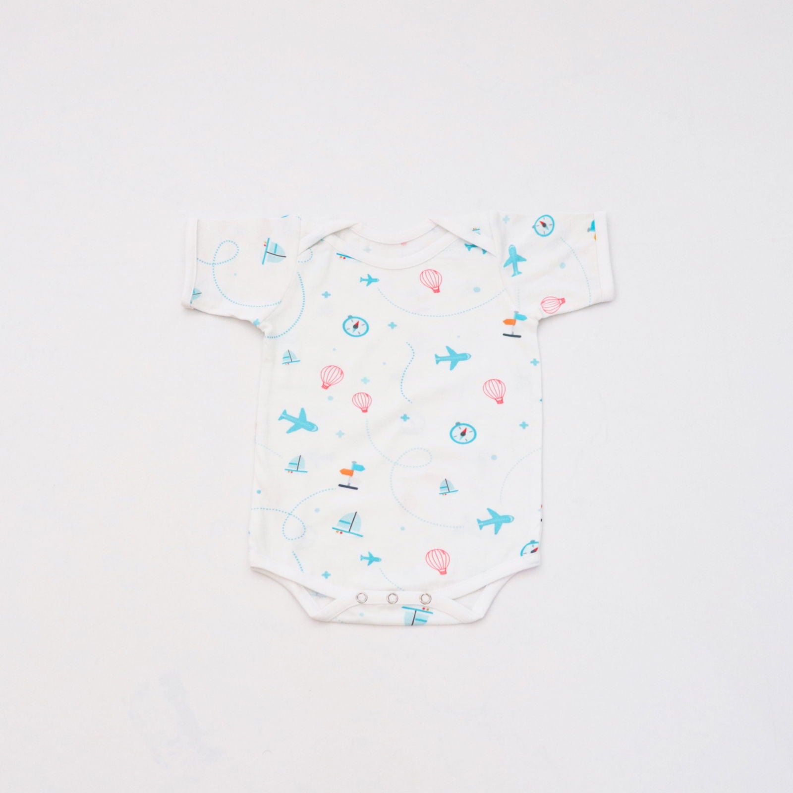 Lil Travellers Bodysuits - Set of 2 - Tinycubs - 