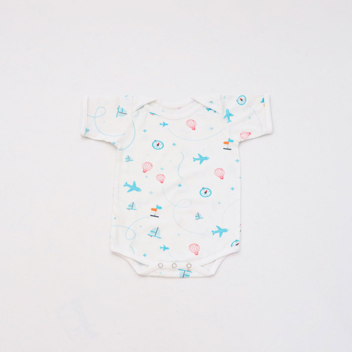 Lil Travellers Bodysuits - Set of 2 - Tinycubs - 