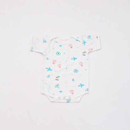 Lil Travellers Bodysuits - Set of 2 - Tinycubs - 
