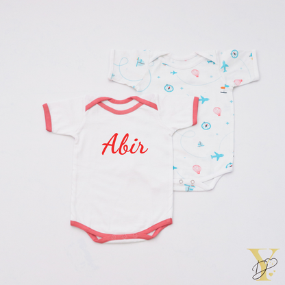 Lil Travellers Bodysuits - Set of 2 - Tinycubs - 