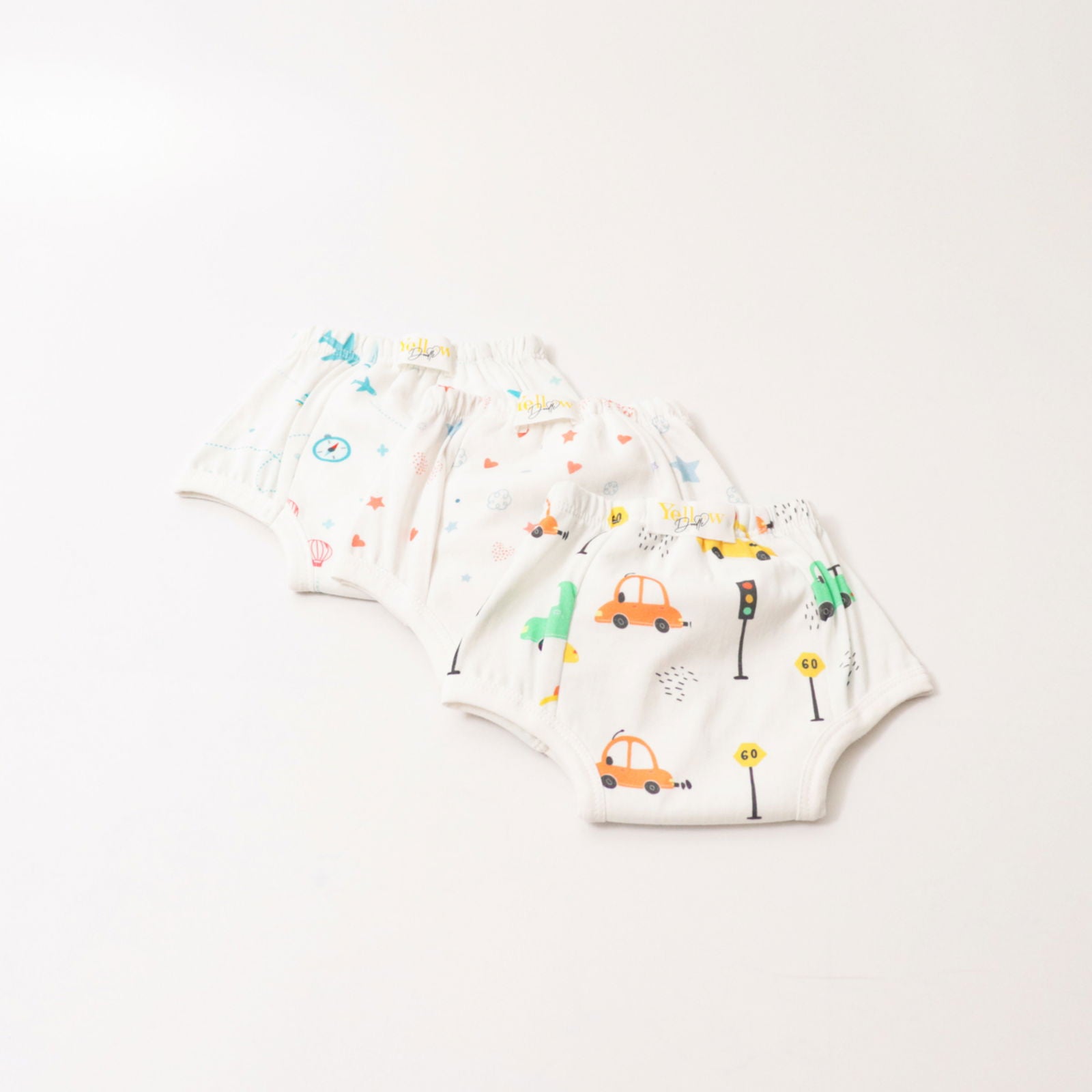 Lil Travellers (Set of 3) Pull-up Toddler Training Pants - Tinycubs - 