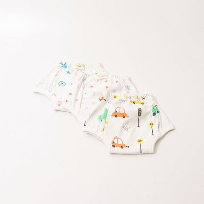 Lil Travellers (Set of 3) Pull-up Toddler Training Pants - Tinycubs - 