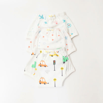 Lil Travellers (Set of 3) Pull-up Toddler Training Pants - Tinycubs - 