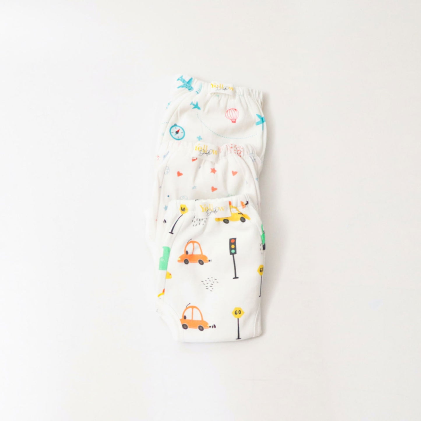 Lil Travellers (Set of 3) Pull-up Toddler Training Pants - Tinycubs - 