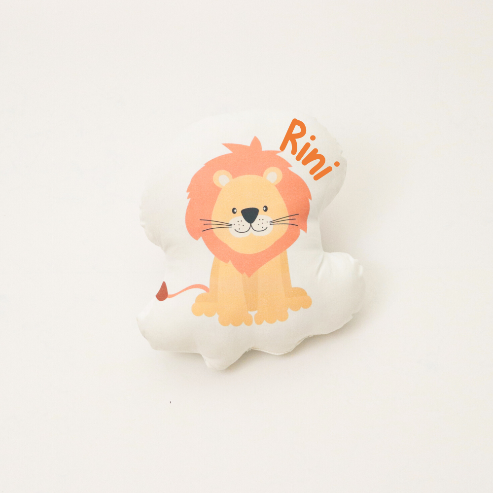Lion Decor Cushion & Diwali Bodysuit Gift Set - Tinycubs - 