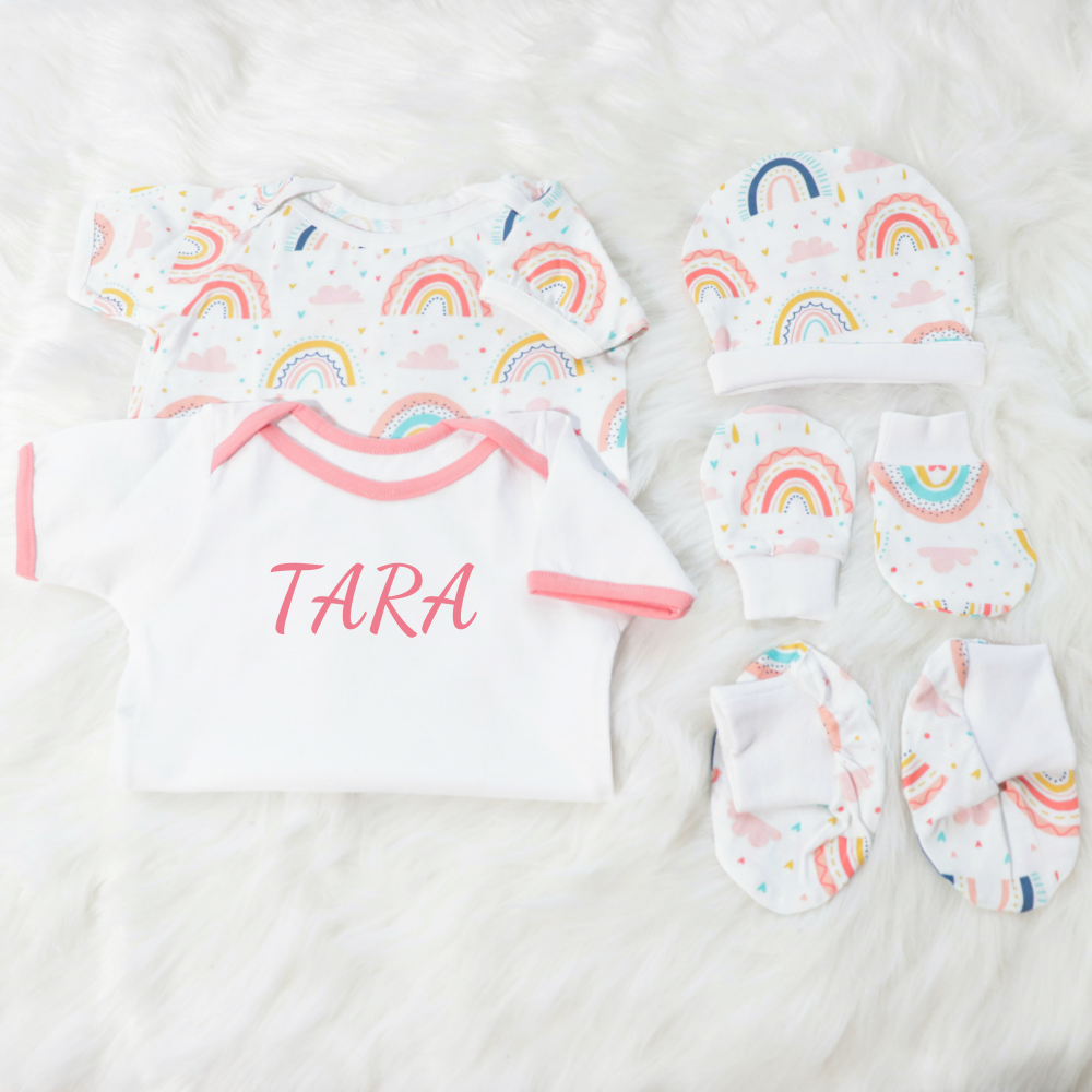 Look for Rainbows - Newborn Bodysuits Bundle - Tinycubs - 