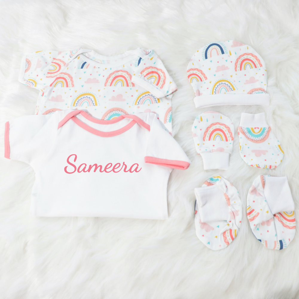 Look for Rainbows - Newborn Bodysuits Bundle - Tinycubs - 