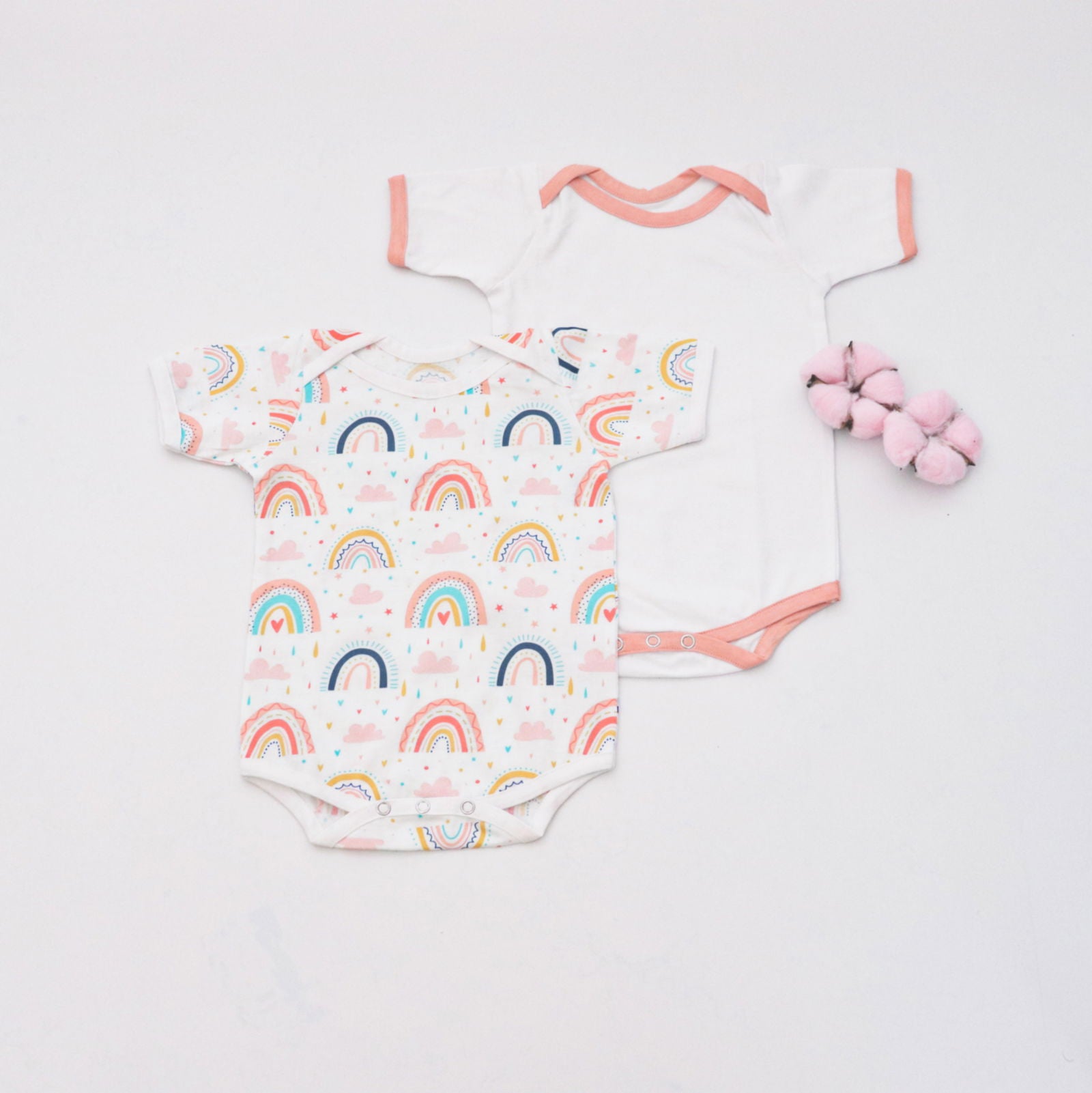 Look for Rainbows - Newborn Bodysuits Bundle - Tinycubs - 
