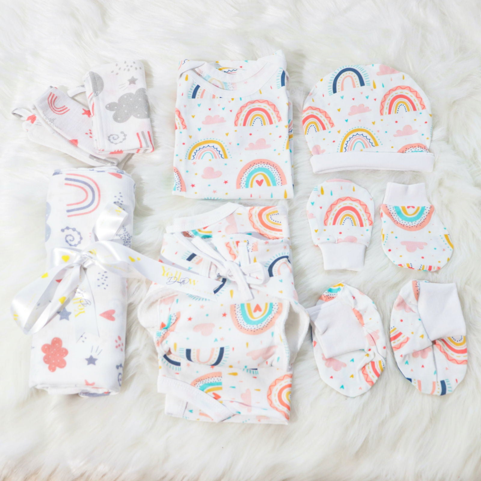 Look for Rainbows - Newborn Everyday Gift Bundle - Tinycubs - 