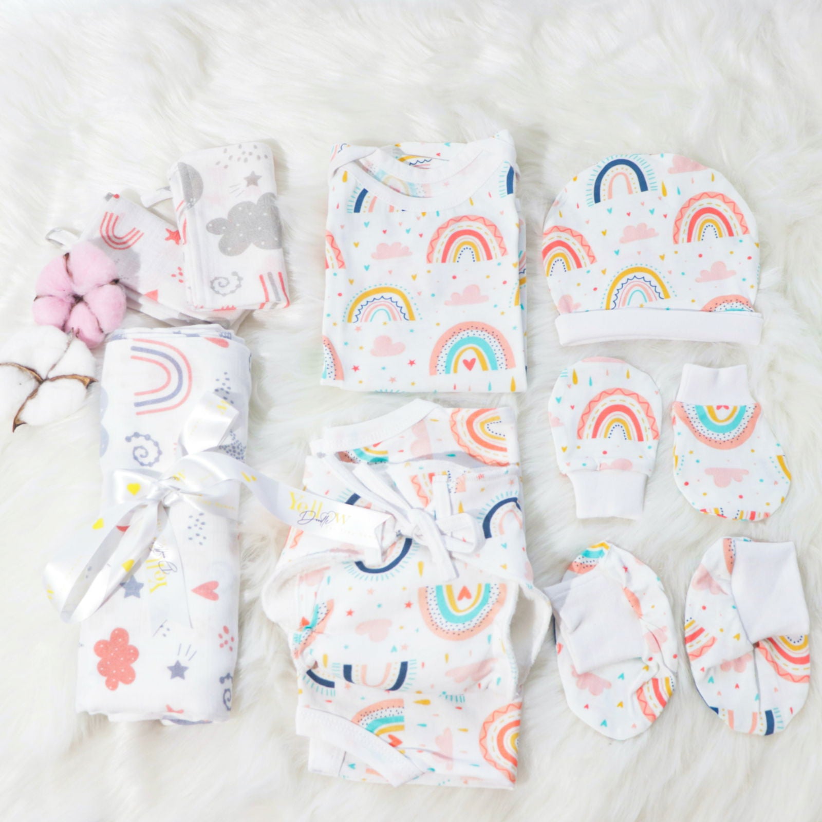 Look for Rainbows - Newborn Everyday Gift Bundle - Tinycubs - 