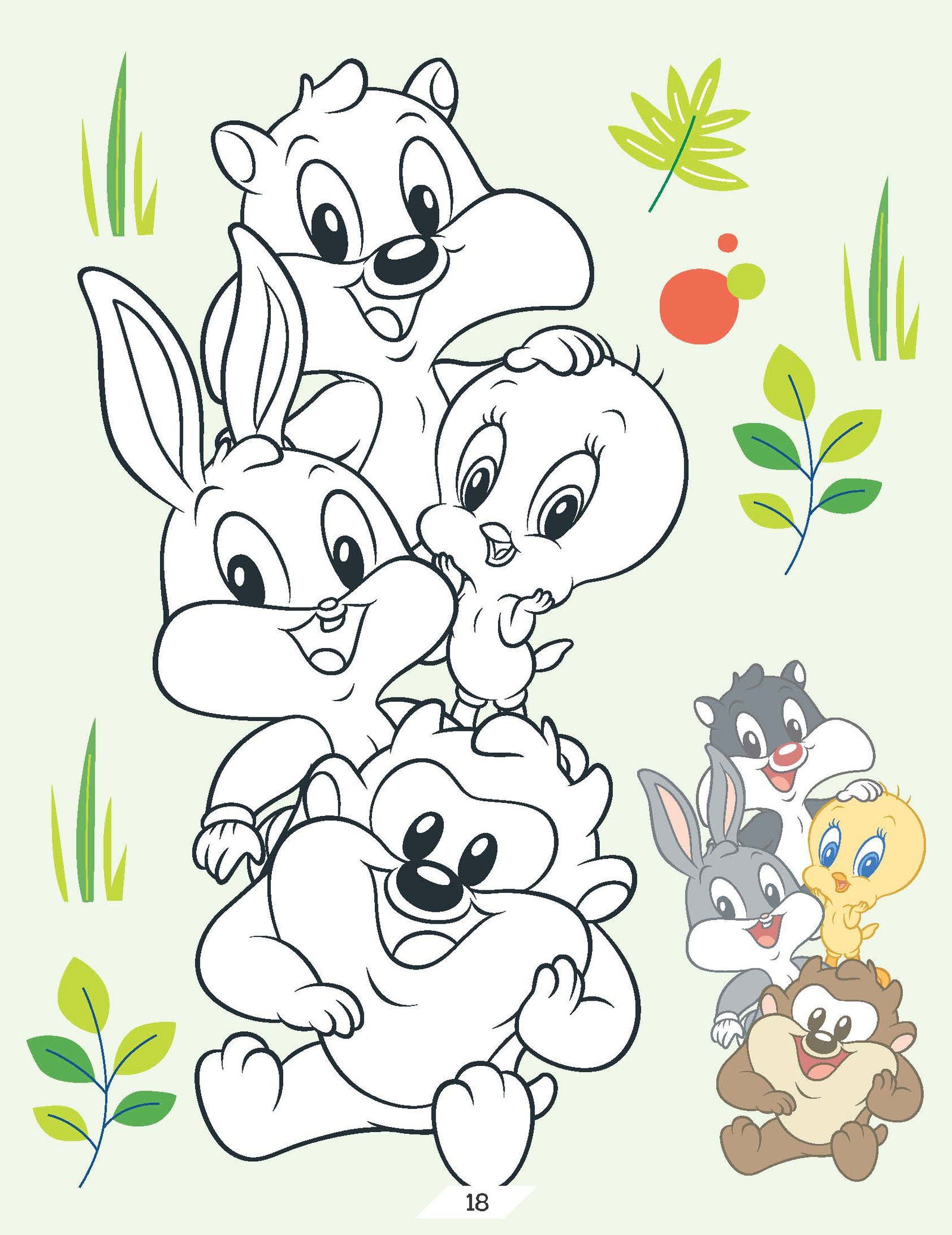 Looney Tunes Copy Colouring Book - Tinycubs - 