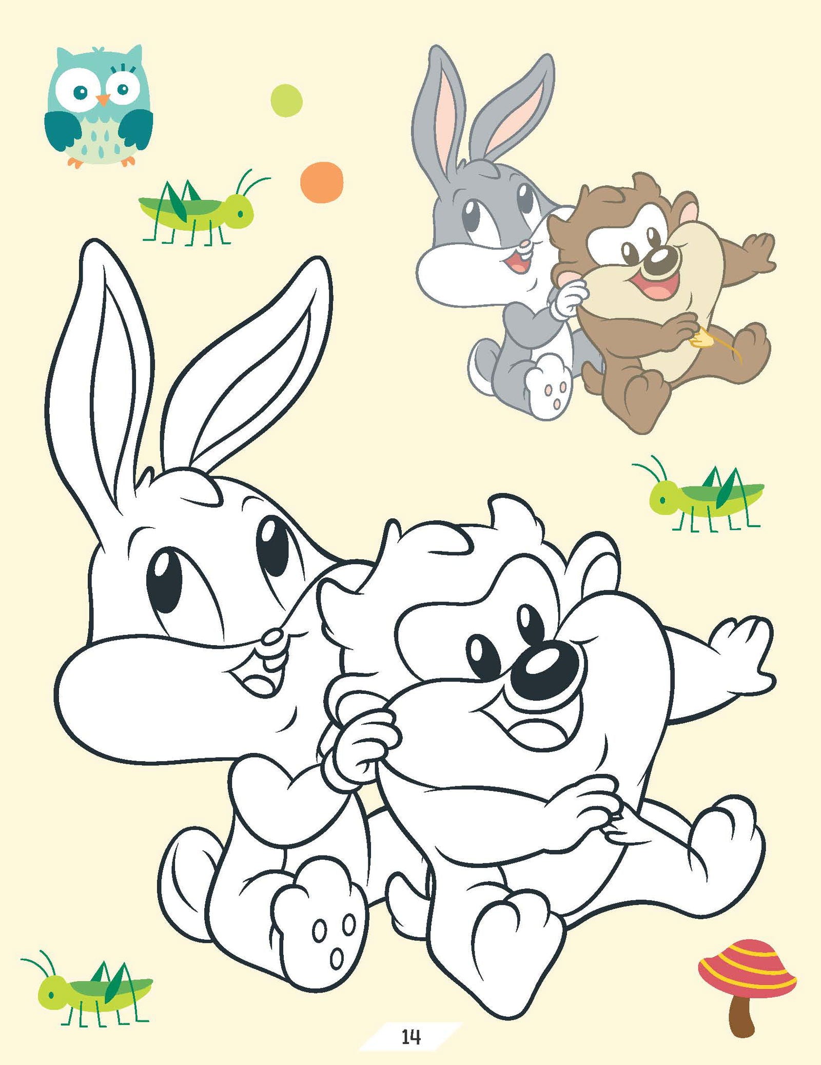 Looney Tunes Copy Colouring Book - Tinycubs - 