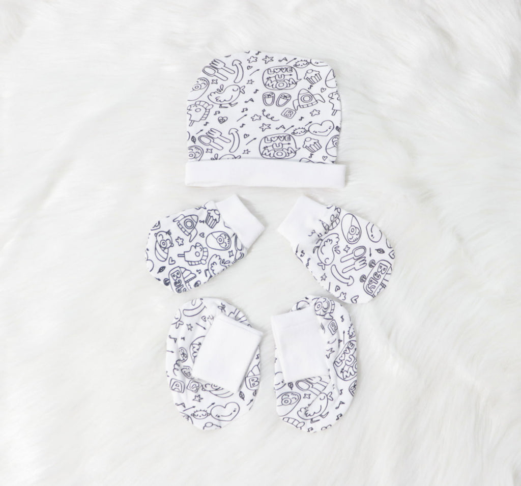 Love You Mom - Newborn Bodysuits Bundle - Tinycubs - 