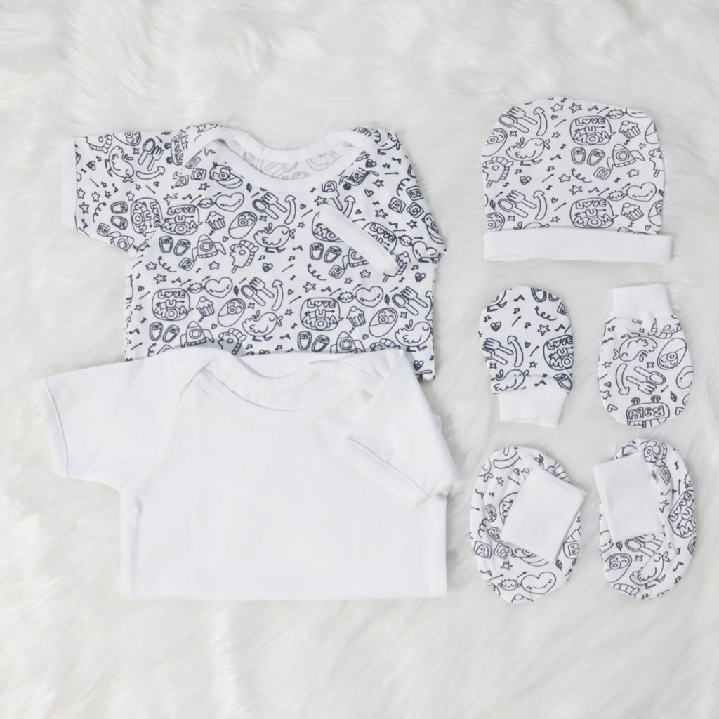 Love You Mom - Newborn Bodysuits Bundle - Tinycubs - 