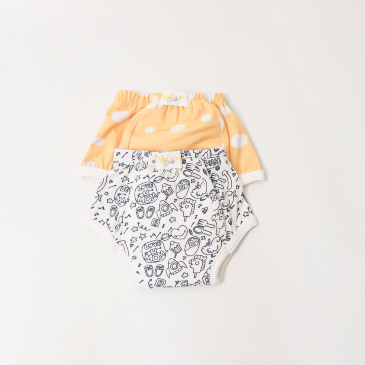 Love You Mom (Set of 2) Pull-up Toddler Training Pants - Tinycubs - 