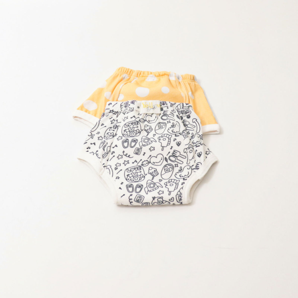 Love You Mom (Set of 2) Pull-up Toddler Training Pants - Tinycubs - 