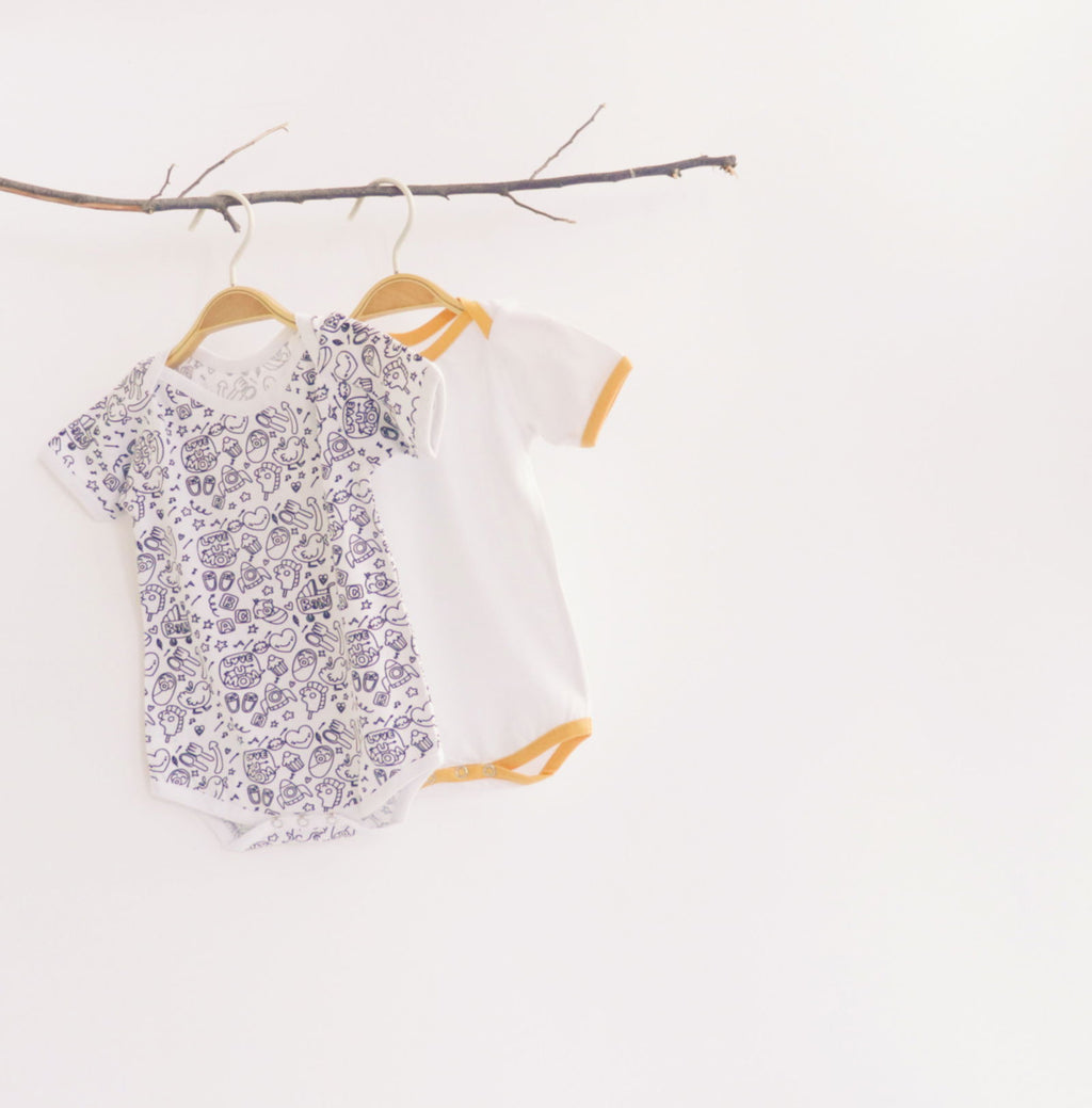 Love you Mom Bodysuits - Set of 2 - Tinycubs - 