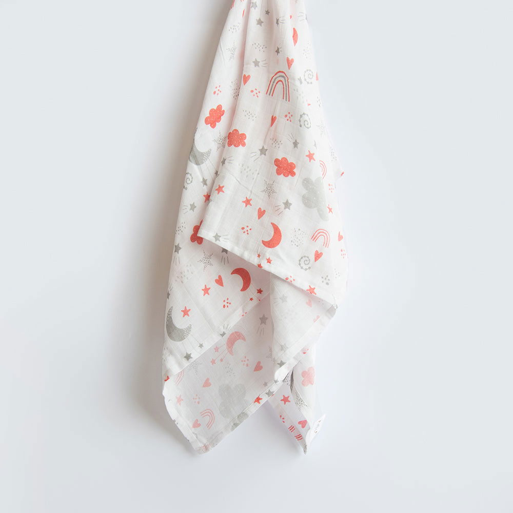 Magical Rainbows - Organic Luxury Swaddle - Tinycubs - 