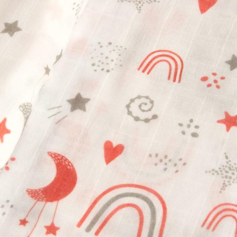 Magical Rainbows - Reversible Bib & Burpy Cloth Set - Tinycubs - 