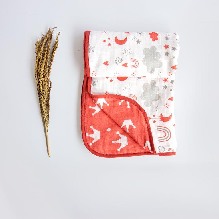 Magical Rainbows - Reversible Muslin Blanket - Tinycubs - 