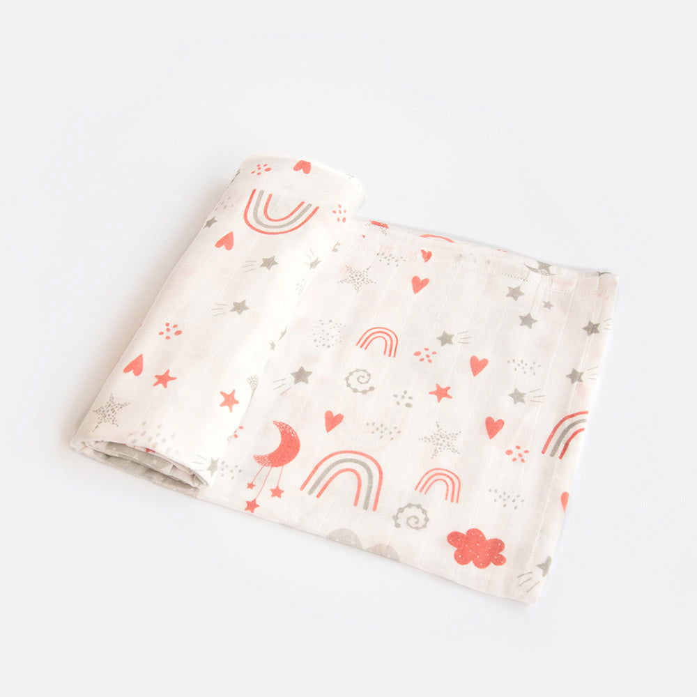 Magical Rainbows & Crowns - Organic Luxury Swaddles Set - Tinycubs - 