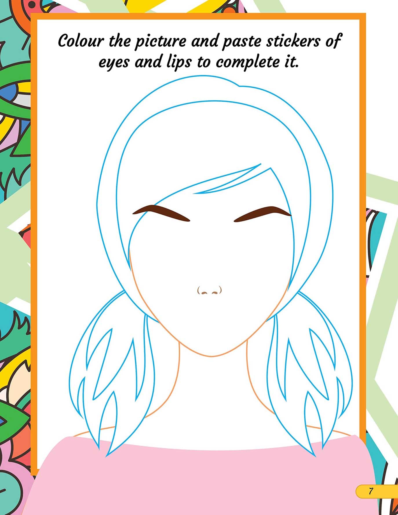 Make A Pretty Face with 100+ Stickers - Tinycubs - 