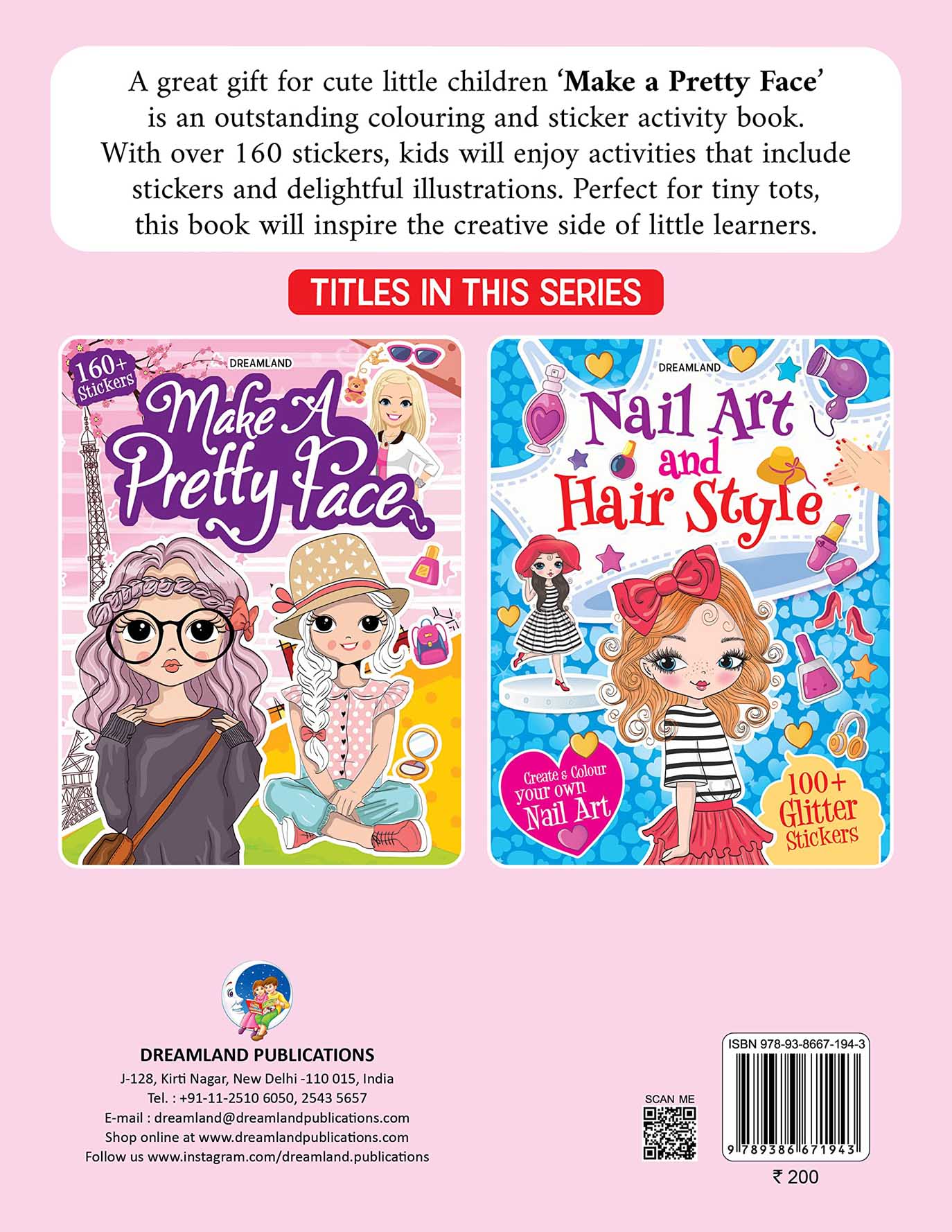 Make A Pretty Face with 100+ Stickers - Tinycubs - 