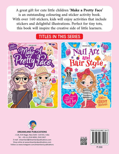 Make A Pretty Face with 100+ Stickers - Tinycubs - 