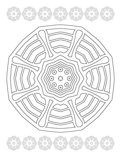 Mandala Colouring for Kids- Book 1 - Tinycubs - 
