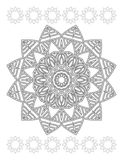 Mandala Colouring for Kids- Book 1 - Tinycubs - 