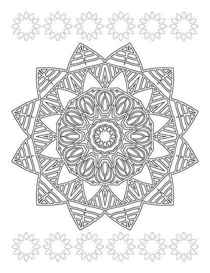 Mandala Colouring for Kids- Book 1 - Tinycubs - 