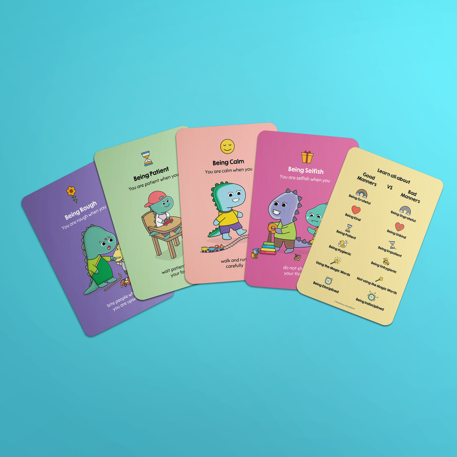 Manners Time Flashcards - Tinycubs - 