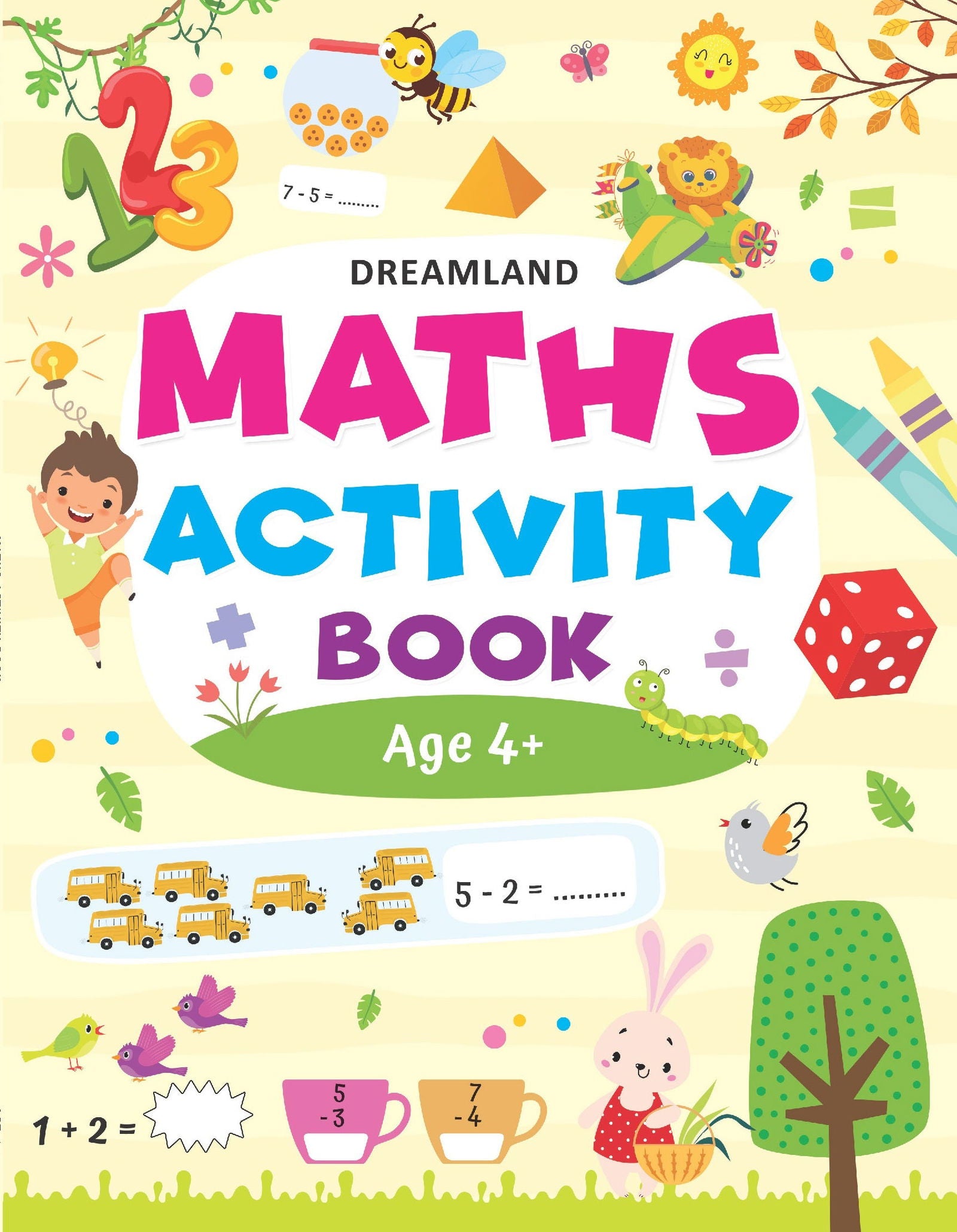 Maths Activity Book Age 4+ - Tinycubs - 
