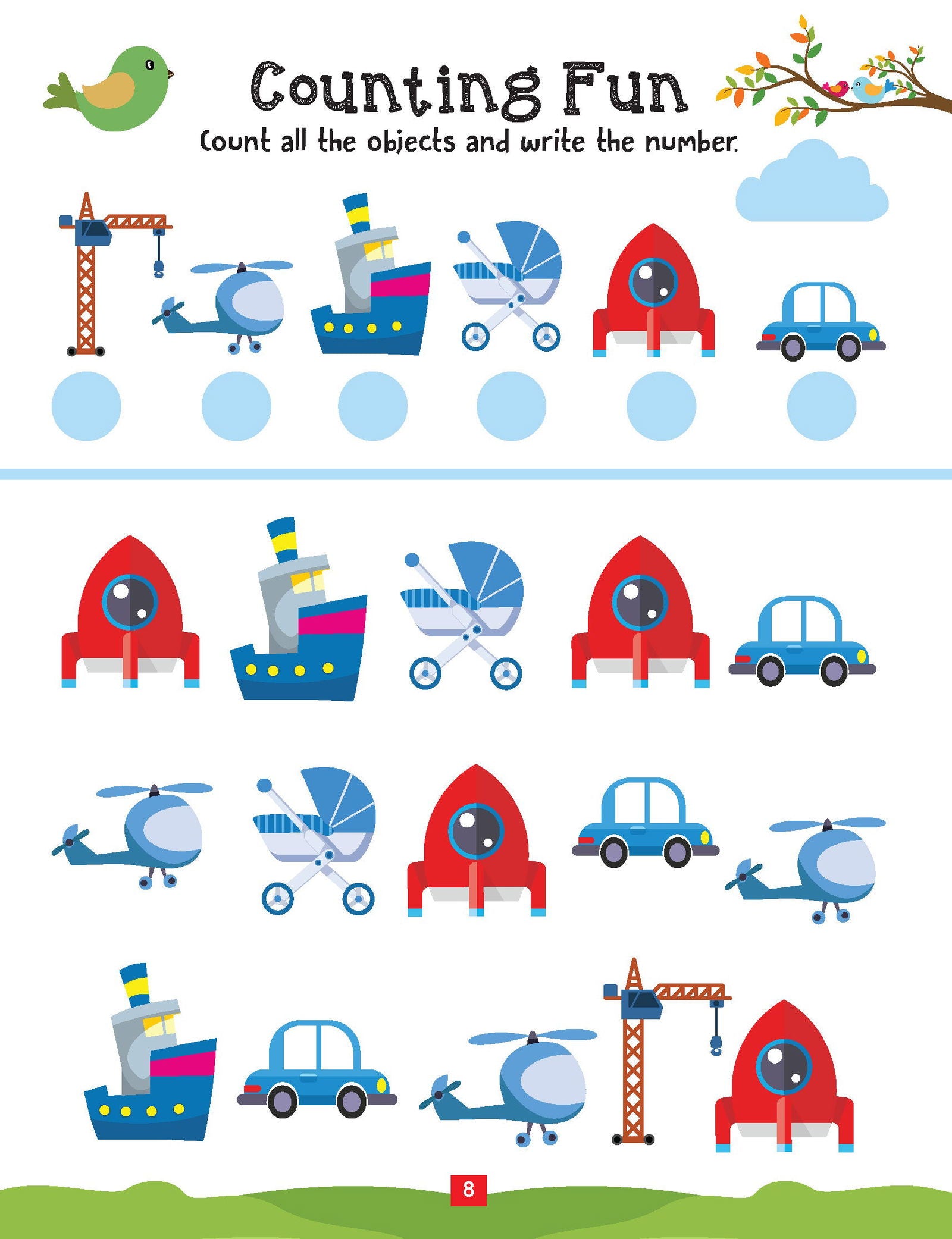 Maths Activity Book Age 4+ - Tinycubs - 