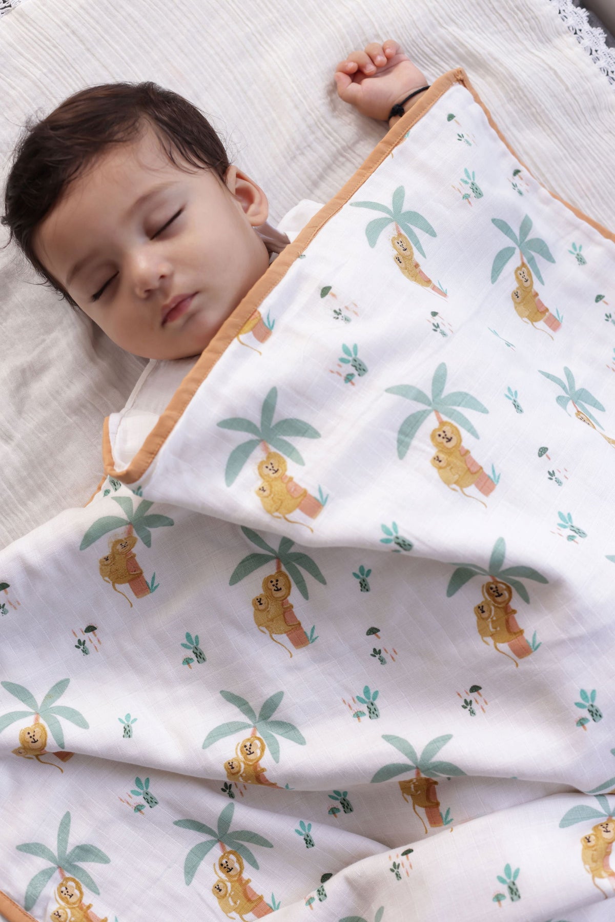 Monkeying Around Muslin Dohar - Tinycubs - 