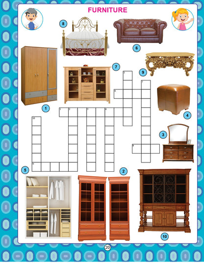 My Activity- Crossword Activity Book - Tinycubs - 
