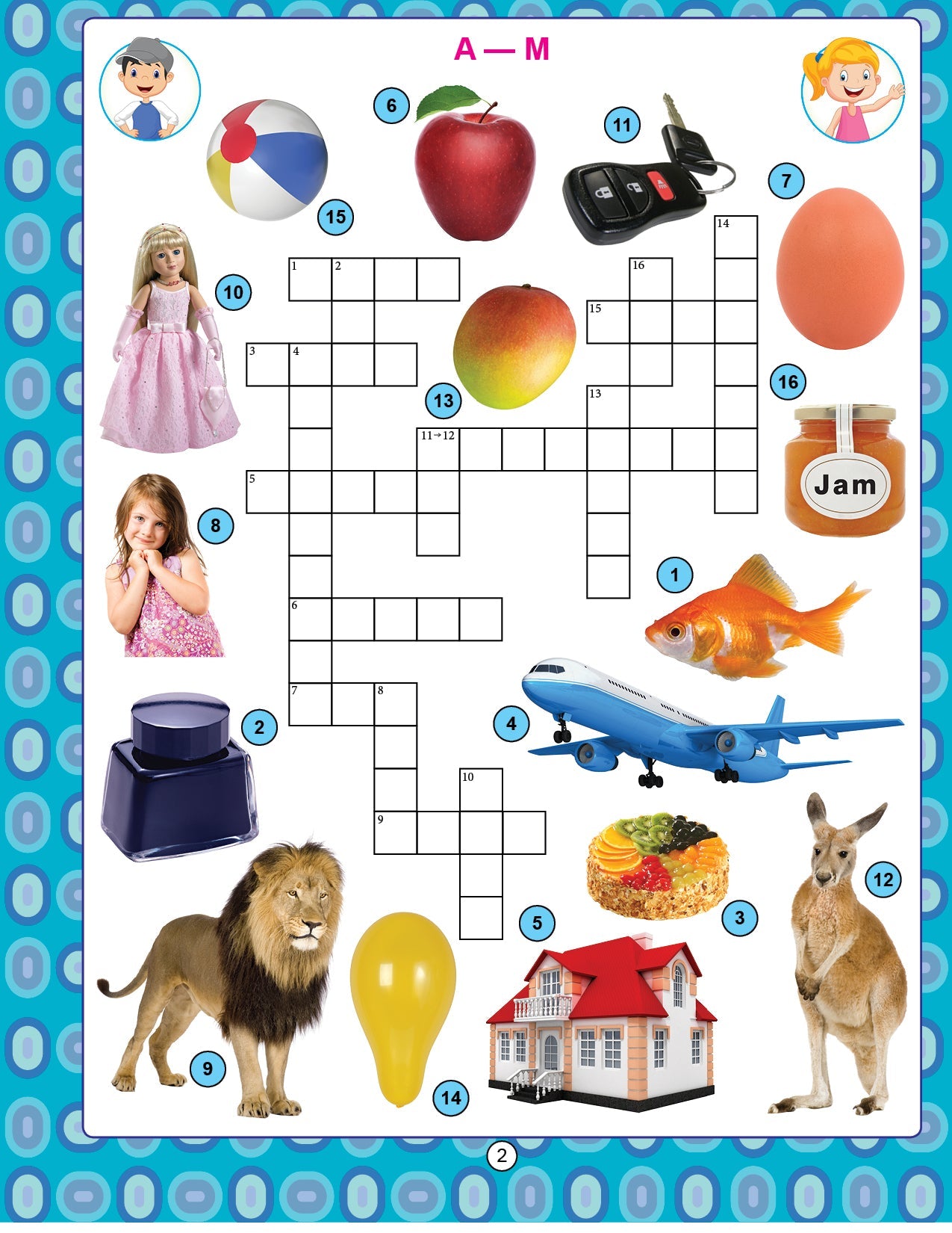 My Activity- Crossword Activity Book - Tinycubs - 